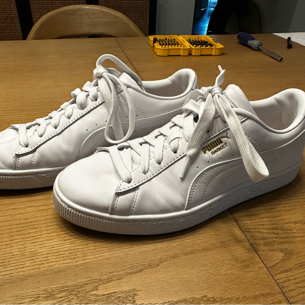 PUMA Men's White Sneakers